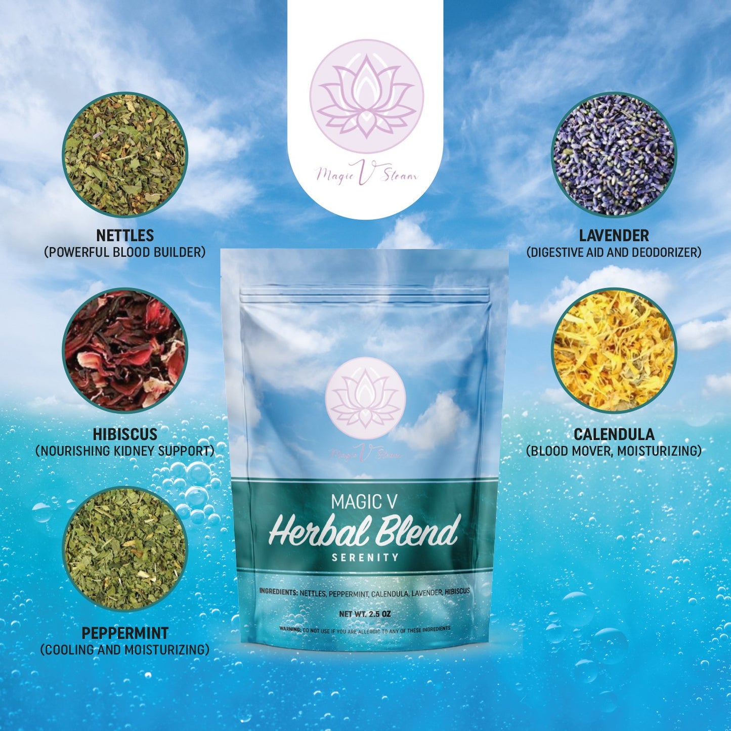 New Magic v Steam Serenity Herbal Blend